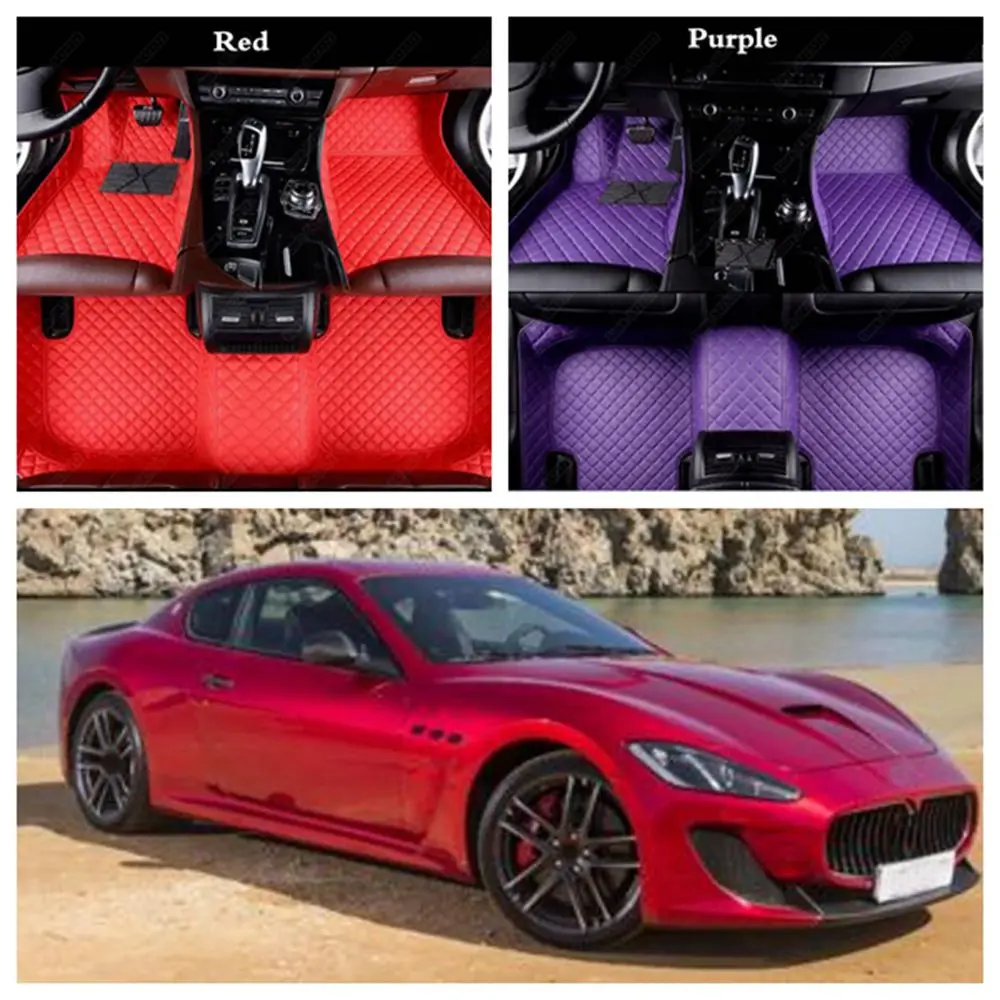 Авто ковровое покрытие роскошный автомобильный коврик для ног для Maserati Quattroporte Ghibli Levante GranTurismo автомобильные коврики для ног
