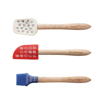 

1 Set Of Baking Silicone Spatula-mini Silicone Baking Spatula (3 Sets) Multicolor NEW 2020