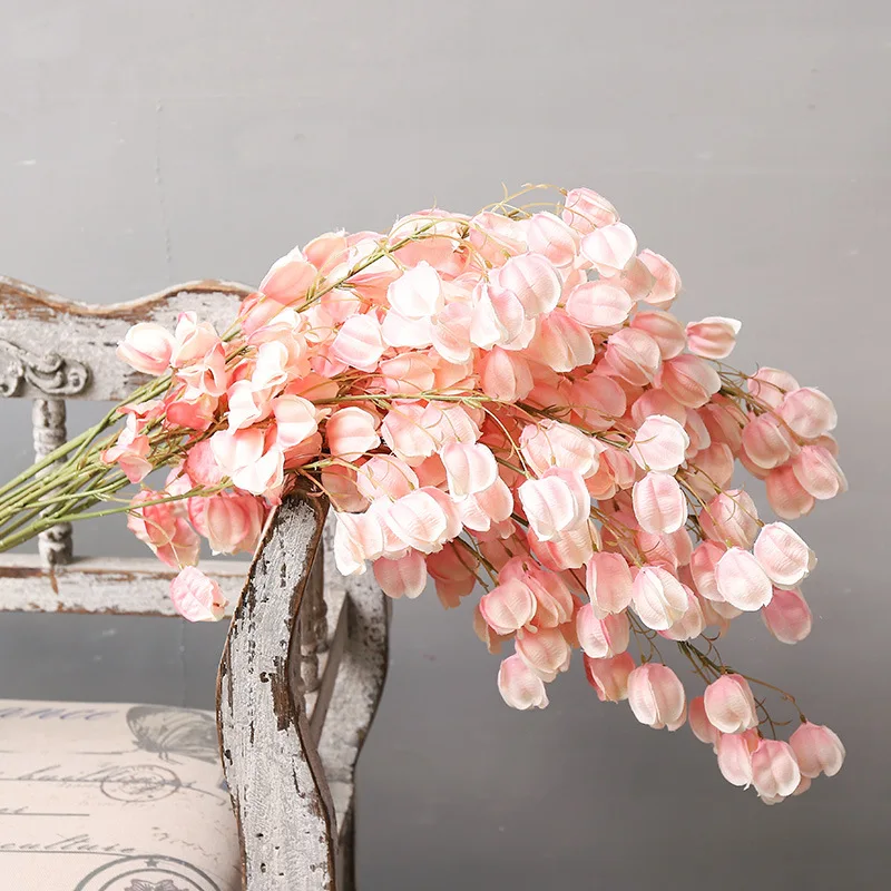 JAROWN Artificial Fake Flower Lantern Flower Vine Wedding Ceiling DIY Bouquet Decorative Home Hanging Decoration