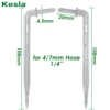KESLA 50X Transparent Bend Arrow 1/4'' 4/7mm Hose Dripper Drip Emitter Water Saving Sprinkler Garden Micro Irrigation Greenhouse 2
