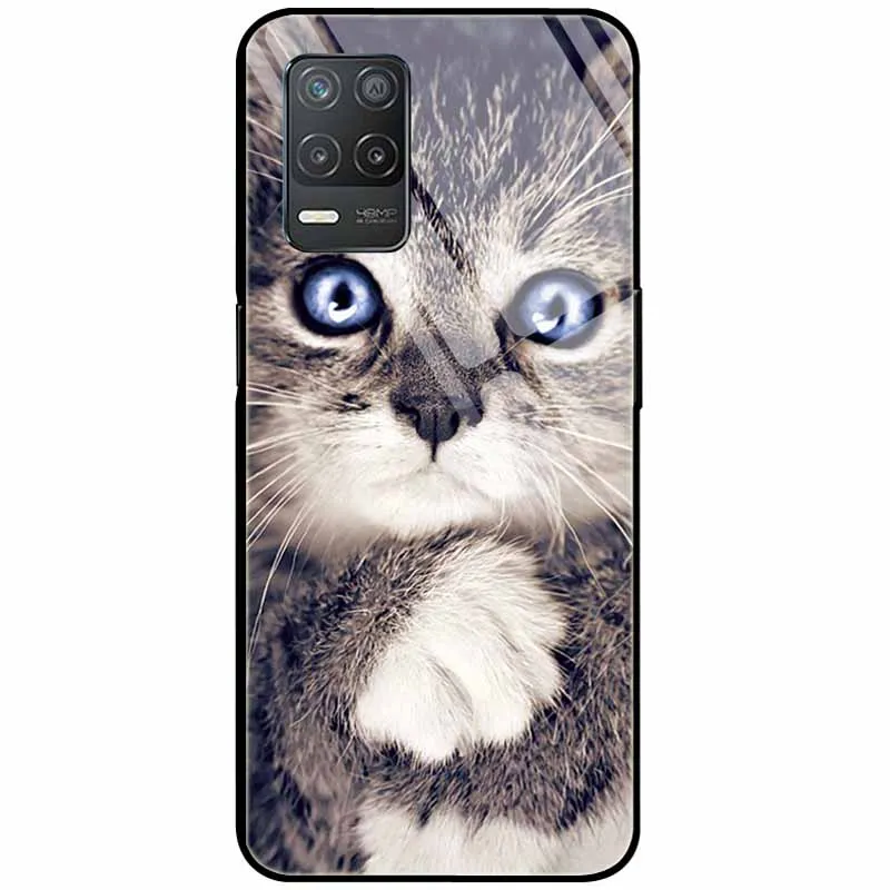 Tempered Glass Hard Protective Back Cover - Cute Design