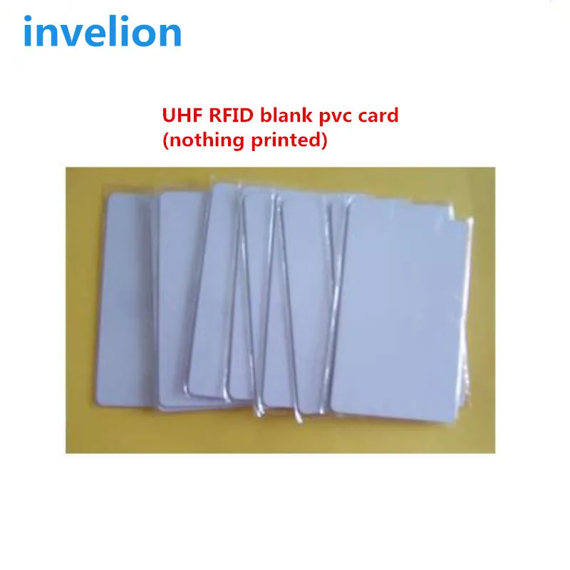 

free sample 5pcs iso18000-6c pvc tag uhf white card 860-960mhz passive Long range UHF RFID card with other type tag sample