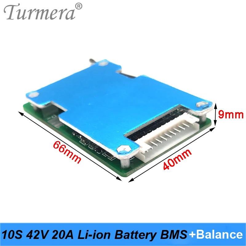 Batterie lithium-ion 10S 36V (42V) 20A BMS, pour vélo électrique