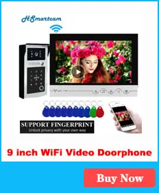 7 inch Wired Video Door Phone Visual Video Intercom Speakerphone Intercom System With Waterproof Outdoor IR Camera wifi video door phone