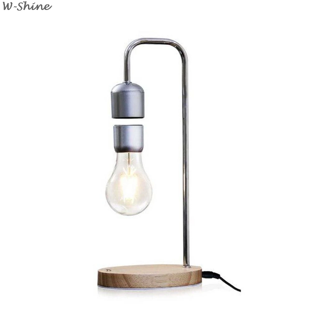 Магнитная левитационная лампа креативная плавающая лампочка для подарка на день