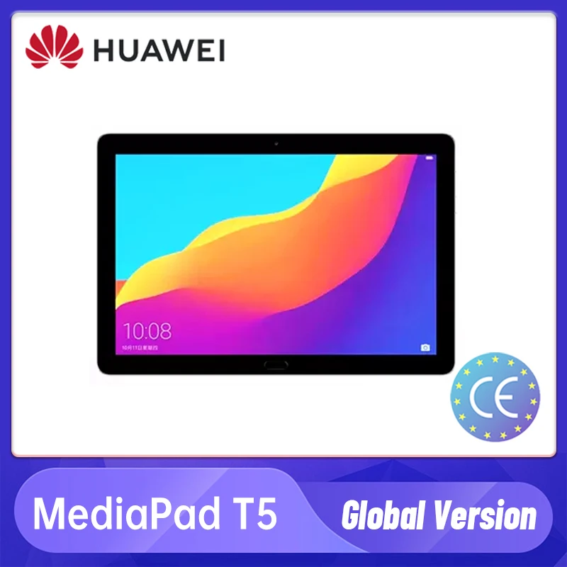 Планшет HUAWEI Mediapad T5 2 Гб ОЗУ 32 ПЗУ 1080P Full HD 10 1 дюймов 4G LTE Android 8 Kirin 659 Восьмиядерный |