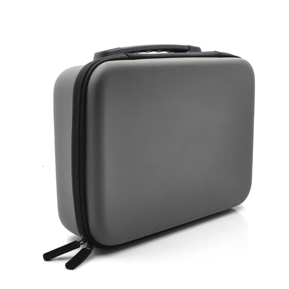 Buy Carrying Case PU Zipper Storage Bag Gray Shockproof Protective Travel Accessories With Handle Portable For MAVIC MINI Drone