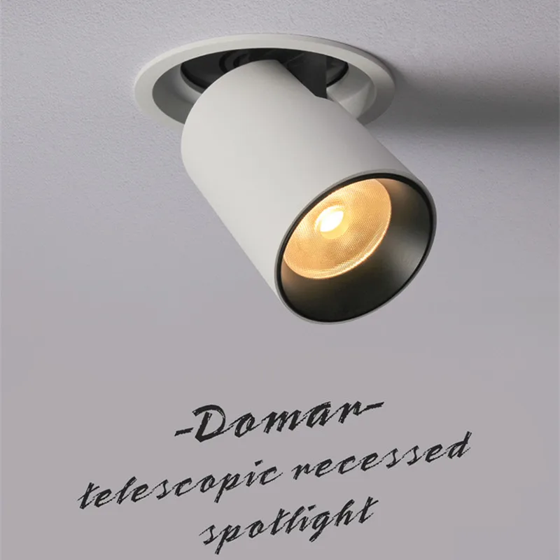 Aisilan 원형 확장형 회전 LED 변압기, 오목한 스포트라이트, COB AC90-260V