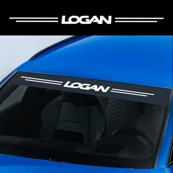 

For Renault Dacia Logan Captivation Reflective Car Front Windshield Stickers Sport Auto Windscreen Decals Tuning Accessories