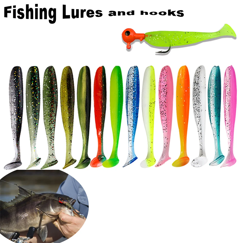 Fishing Soft Lure Jig Head Hook 3D Eyes Bait Swimbait Crankbait DIY Artificial GRUB Minnow Frog Carp Baits Fish Tackle Pesca | Спорт и