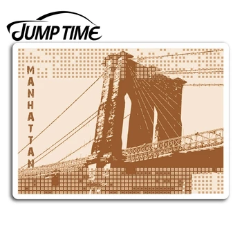 

Jump Time for Manhattan New York USA Vinyl Stickers Sticker Laptop Luggage Bumper Decals Waterproof Car Accessories