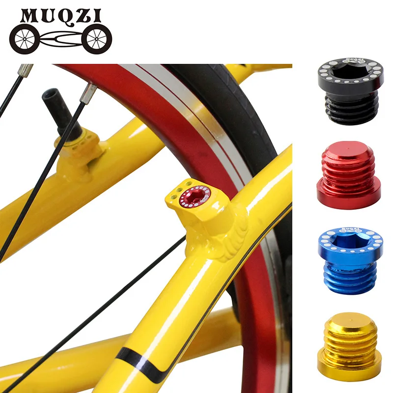 MUQZI 4pcs Bicycle Aluminum Screw Bolt For V Brake Hole V Brake Boss