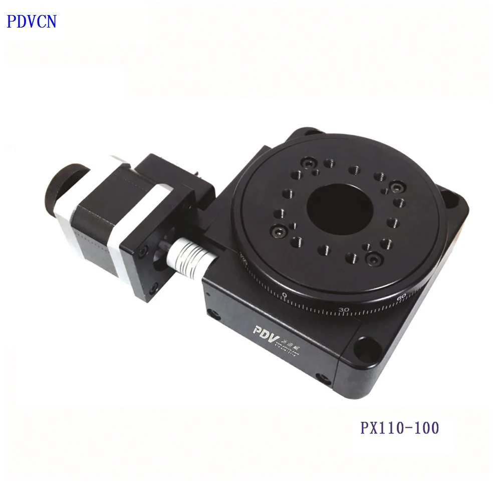 PDV PX110 100 электрическая вращающаяся стадия моторизованная платформа прецизионный
