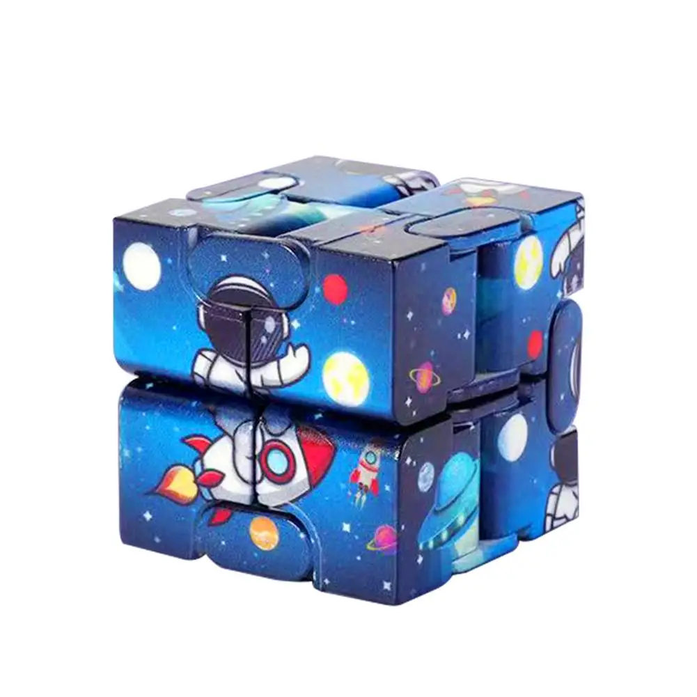 Anti Stress Cube Infinity Cubes Magic Cube Office Flipes Cubic Puzzle Stress Reliever Autism Toys Relax Toy For Kids Adults