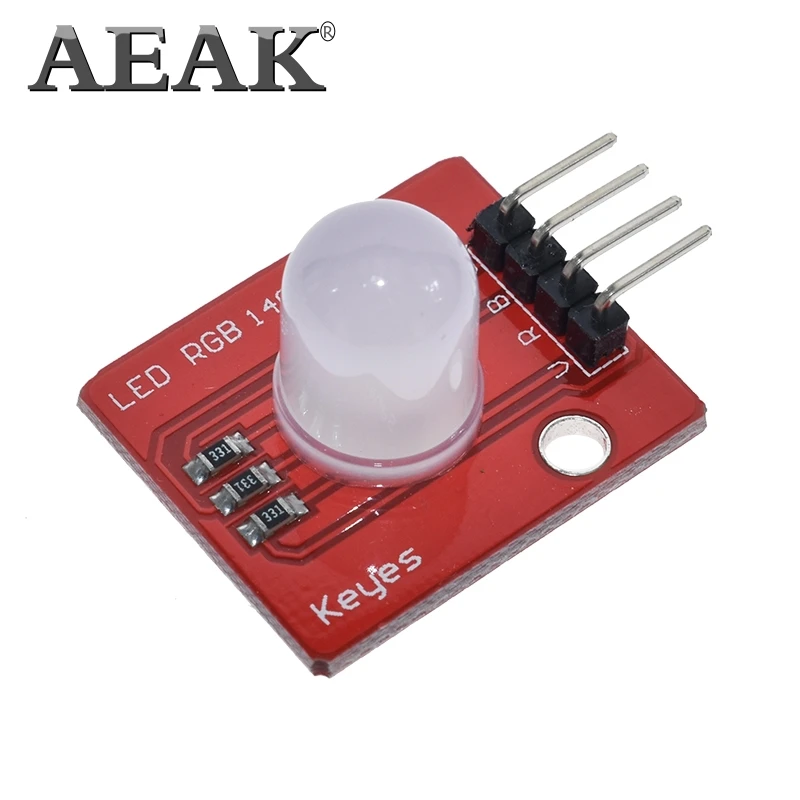 AEAK 10 мм полноцветный RGB светодиодный модуль 140c5 электронные строительные блоки