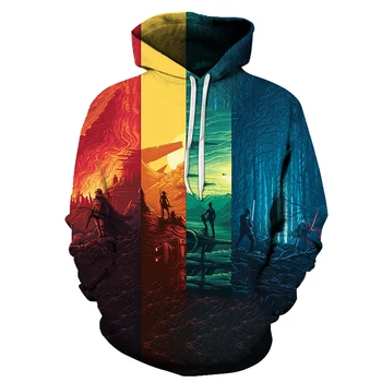 

Star Wars Printed 3D Sweatshirt Hoodies Men Women Movie Design Streetwear Male Spring Autumn Long Sleeve Tracksuit Man