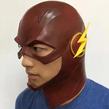 

Waylike The Flash Allen Masks Superhero Masque Cosplay Helmet Prop Movie Captain America Civil War Latex Masks For Party