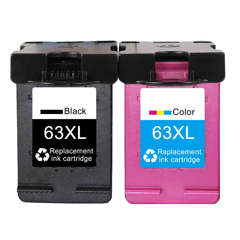 

Cartridge Compatible for hp 63 XL Ink Cartridge hp63 for Deskjet 1110 2130 2131 2132 3630 4250 5220 5230 5232 5252 printer