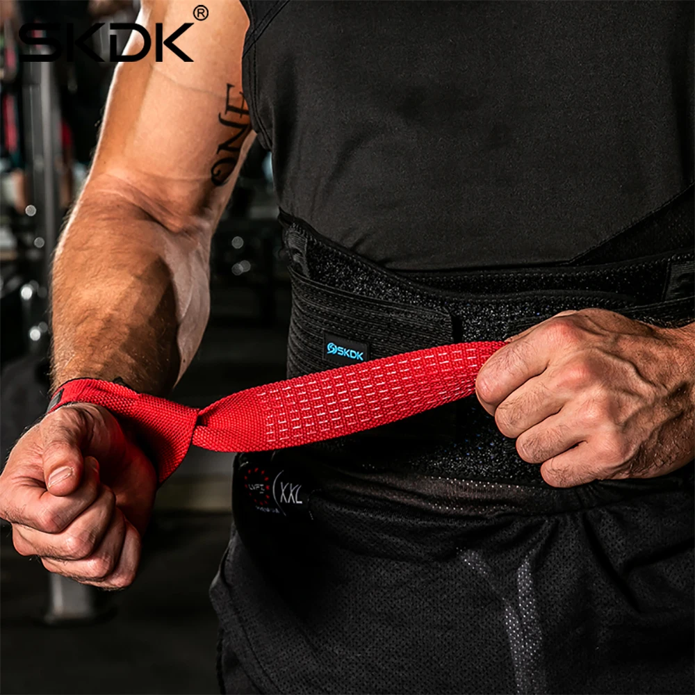 Weightlifting Gym Anti-Slip Sport Safety Wrist Straps Weight Lifting Wrist Support Crossfit Hand Grips Fitness Bodybuilding weightlifting straps