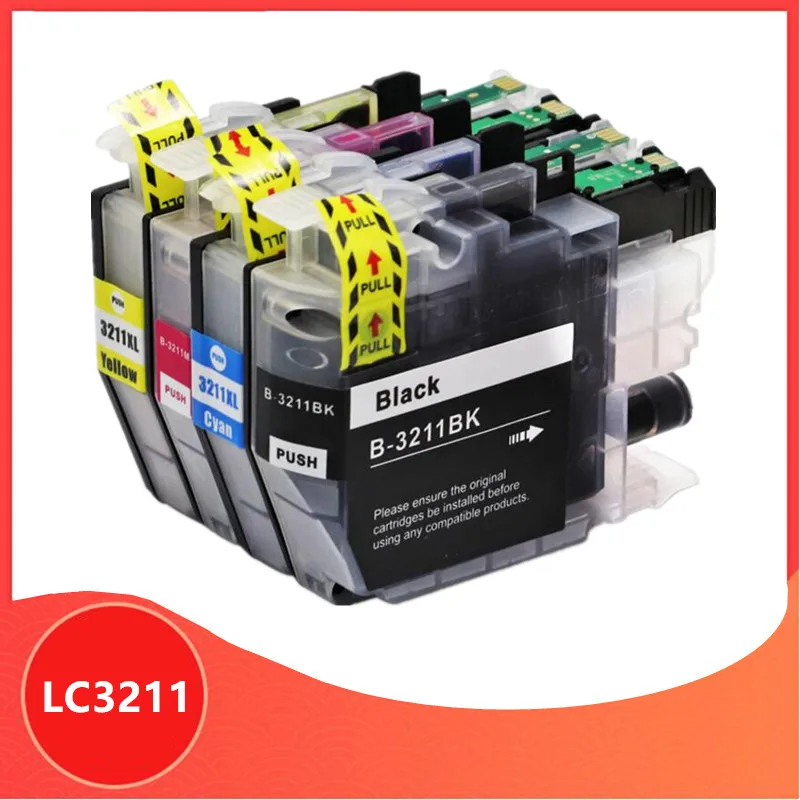 Compatible ink Cartridge for Brother LC3211 LC3213 for Brother DCP-J772DW,DCP-J774DW,MFC-J890DW,MFC-J895DW Printer afbeelding