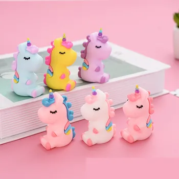 

5pcs/pack 3D Silicone Unicorn Horse Resin Charms Decoration for Earring Bracelets Phone DIY Keychain Jewlery Making 57*34mm