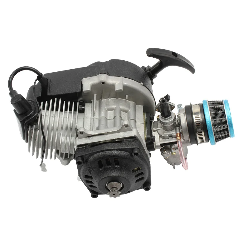 Mototcycle 2 Stroke Pull Start Engine Transmission Engin With Air Filter Carburetor Pocket Bike Mini Dirt ATV Bike Quad Kart