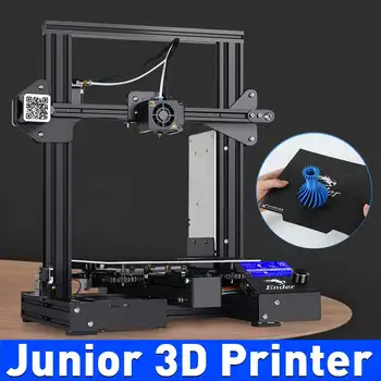 

Upgraded Optional 3 Pro Printer DIY 3D Printer Kit 3D Self-assemble 220x220x250mm Printing Size Metal Aluminum Printing Machine