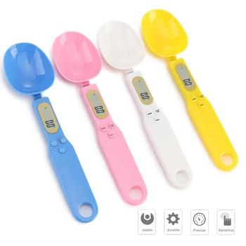 

500g/0.1g Portable Kitchen Scale Mini LCD Digital Electronic Measuring Food Scales Barista Coffee Baking Spoon Scales Weighing