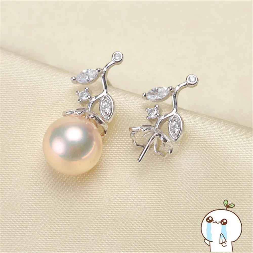 

Earrings Accessories For Women DIY Jewelry Making DIY Handmade Pearl Ear Hook Party Silver Unique 2019E072