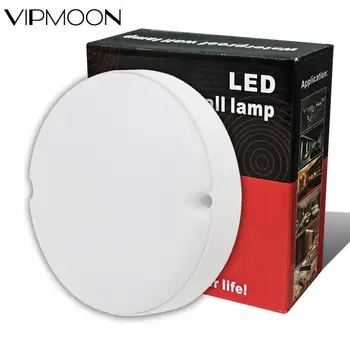 욕실용 LED 천장 조명, 전면 일광 거울 화장실 벽 고정 램프, AC 165V-265V 방수 조명, IP65