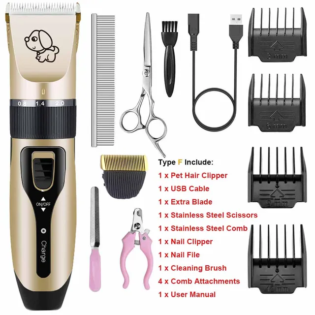 dog hair clippers for long hair