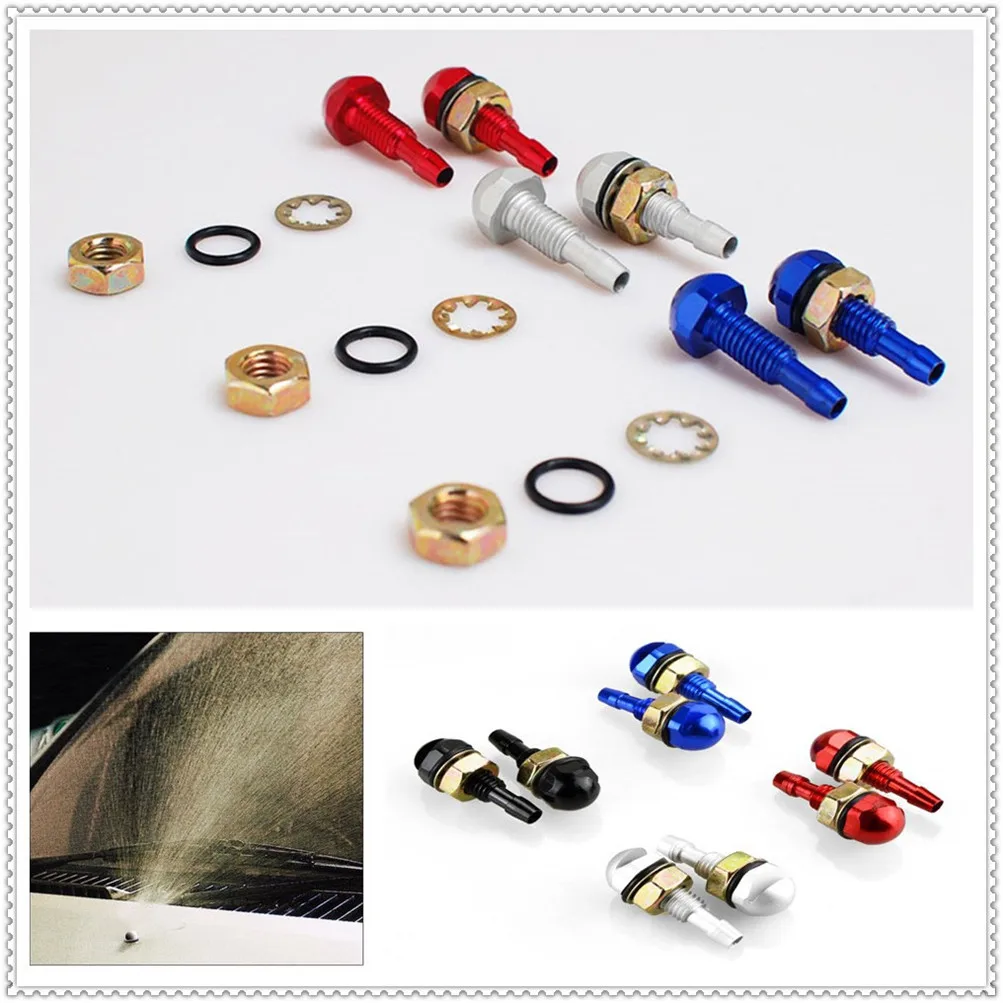 car auto Windshield Spray water Front Hood Wiper Cleaning