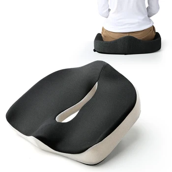 

Memory Foam Travel U-Shaped Pad Sitting Breathable Non Slip Tailbone Sciatica Pillow Comfortable Slow Rebound Seat Cushion