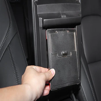 

Car Accessories Center Console Armrest Organizer For Tesla Model 3 Hidden Storage Box Compartment Embed Box