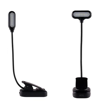 

Led Adjustable Clip On Lamp Light USB Charging Eye Protection Desk Lamp Reading Light WWO66