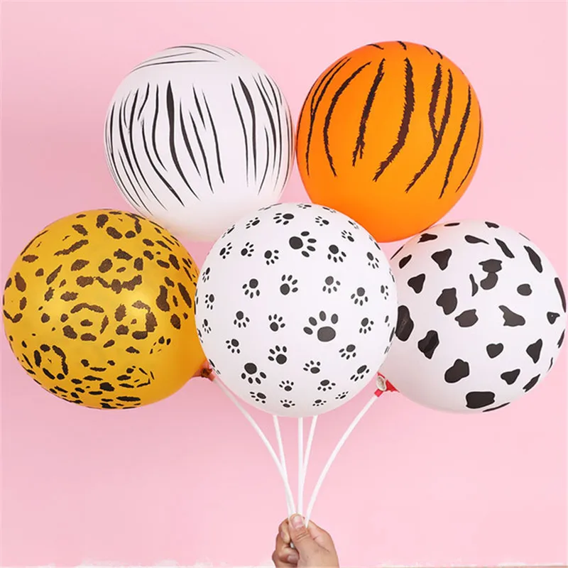 50 шт. 12 дюймов мультфильм Baby Shower воздушных шаров из латекса корова арбуз