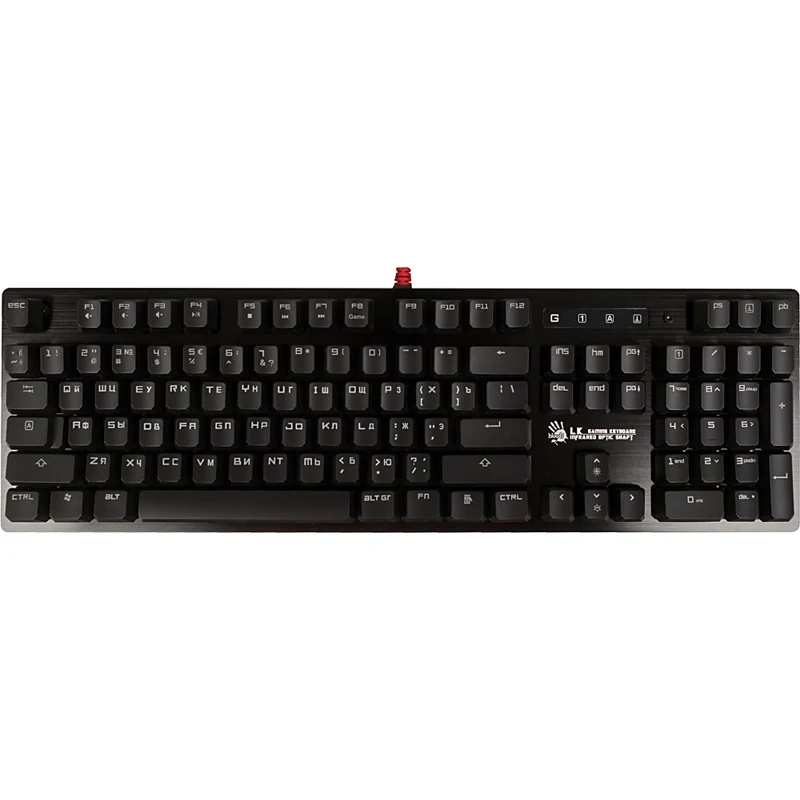 Клавиатура A4 Bloody B820R механическая черный USB for gamer LED