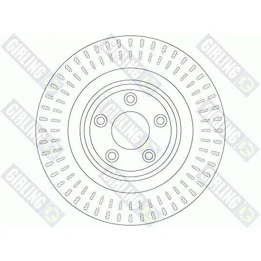 Диск тормозной JAGUAR S-TYPE 99-/FX 08-/JX 03- задний вент.D=326