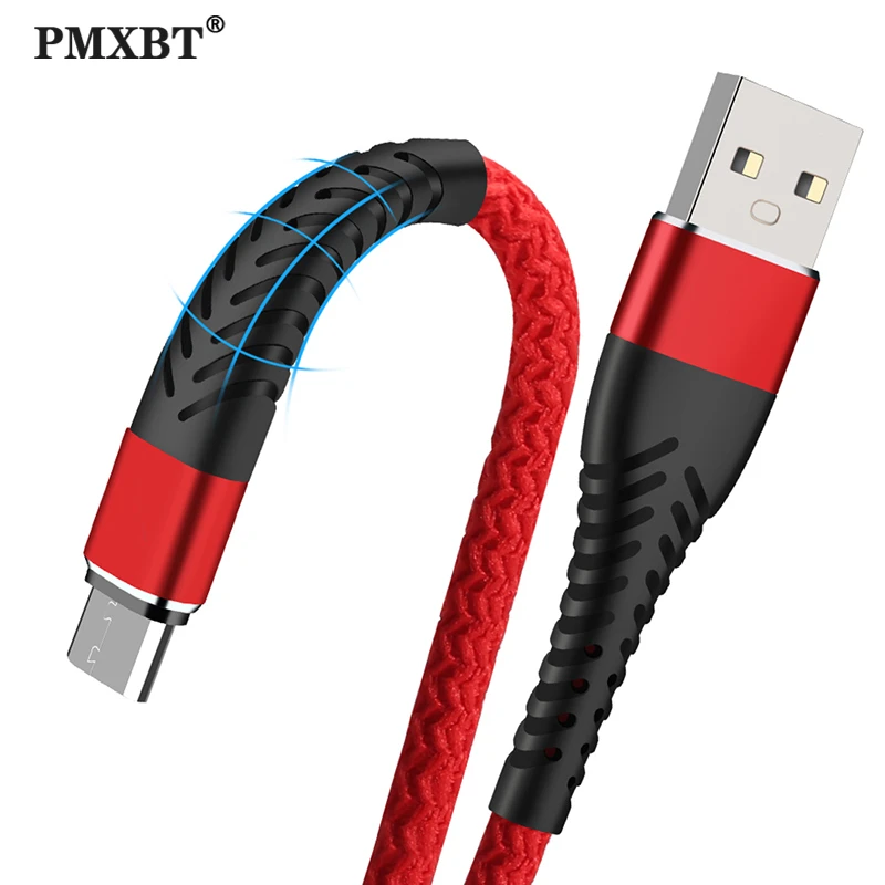 25cm Fast Charging 2.4A Micro USB Cable Chargeur For iPhone Android Type C Charger Cables Data Sync Wire Cord For Samsung Huawei usb c 5v 3a