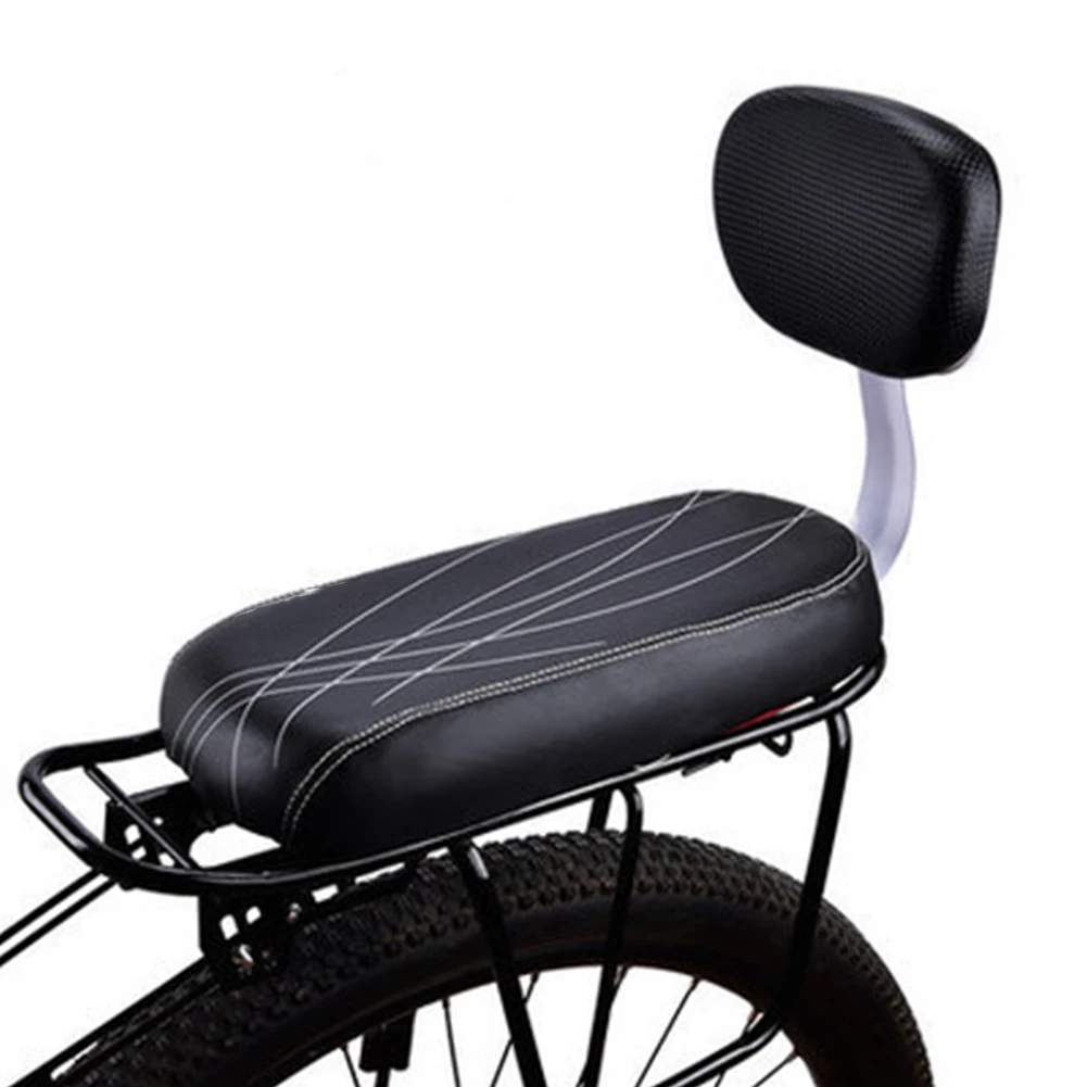 Seat With Backrest Riding Equipment Replacement Bicycle Rear Cushion Universal Soft Accessories Sports Sponge Blends Anti Slip