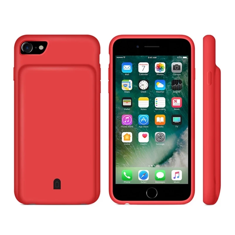 

External Battery Charger Case For iPhone 7 8 Plus 6 6S Plus Portable Backup Power Bank Case For iPhone 8 7 6 6S Battery Case