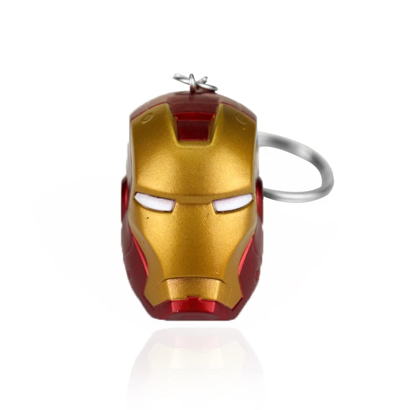 White New Avengers Iron Man Glove Keychain Marvel Endgame Infinite Power Gauntlet Keyrings Key Chains Metal Pendant Christmas Jewelry - Цвет: White