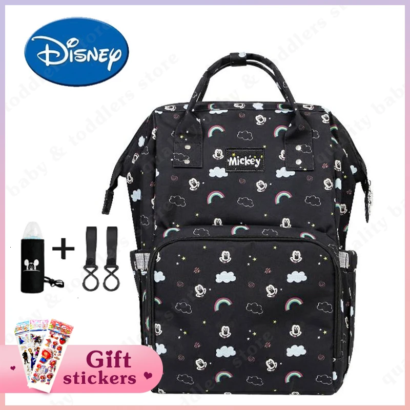 Disney Mommy сумка для подгузников беременных с USB подогревом рюкзак модный мам
