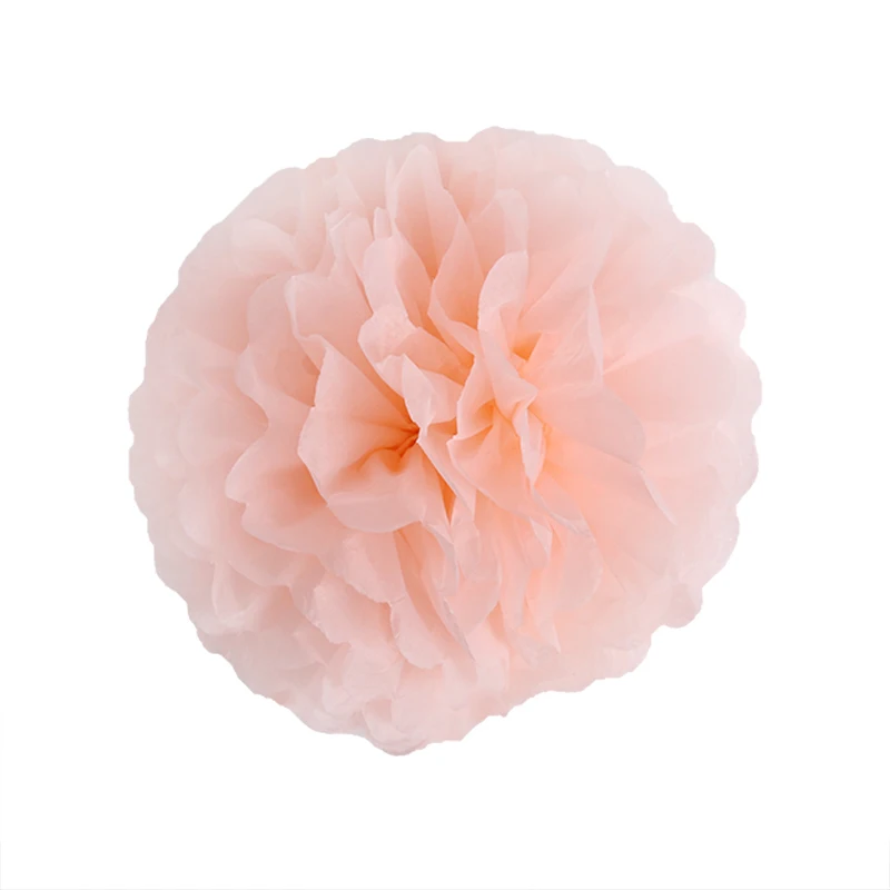 Lot De 20 Pompons Décoratifs En Papier De Soie 15 Cm - Boules De Fleurs