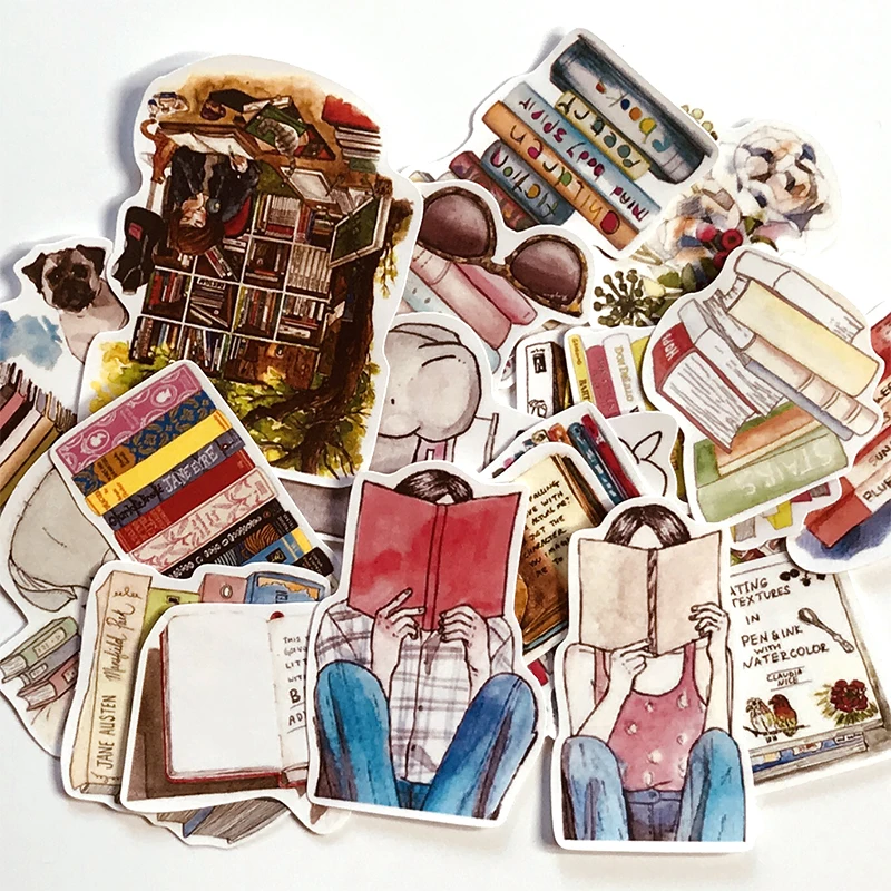 19 Uds chica libro pegatinas manualidades y Scrapbooking libro de pegatinas Etiqueta de estudiante de pegatinas de juguete para niños