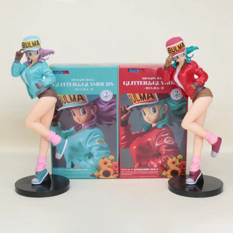 Dragon ball z фигурка Lunchi Lunch Bulma Scultures BIG Zoukei Tenkaichi Budoukai 4 dragonball z фигурка игрушки - Цвет: 2pcs with box