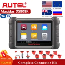 Autel DS808K Maxidas DS808K narzędzie diagnostyczne cały System diagnoza skaner samochodowy autel klucz narzędzie do programowania skaner obd2