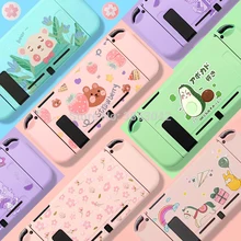 Новинка 2021, милый чехол для Nintendoswitch Nitendo Nintendo, аксессуары для переключателей, мягкий цветной чехол из ТПУ для Nintendo Switch