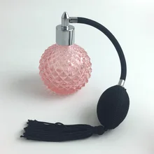 Горячая Распродажа 100 мл прозрачный кристалл флакон духов длинные спрей кисточки распылитель насос многоразового использования стеклянные бутылки CNT 66