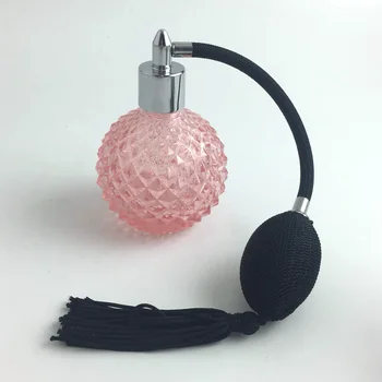 

Hot 100ml Clear Crystal Perfume Bottle Long Spray Tassels Atomizer Pump Refillable Glass Bottles CNT 66